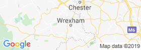 Wrexham map